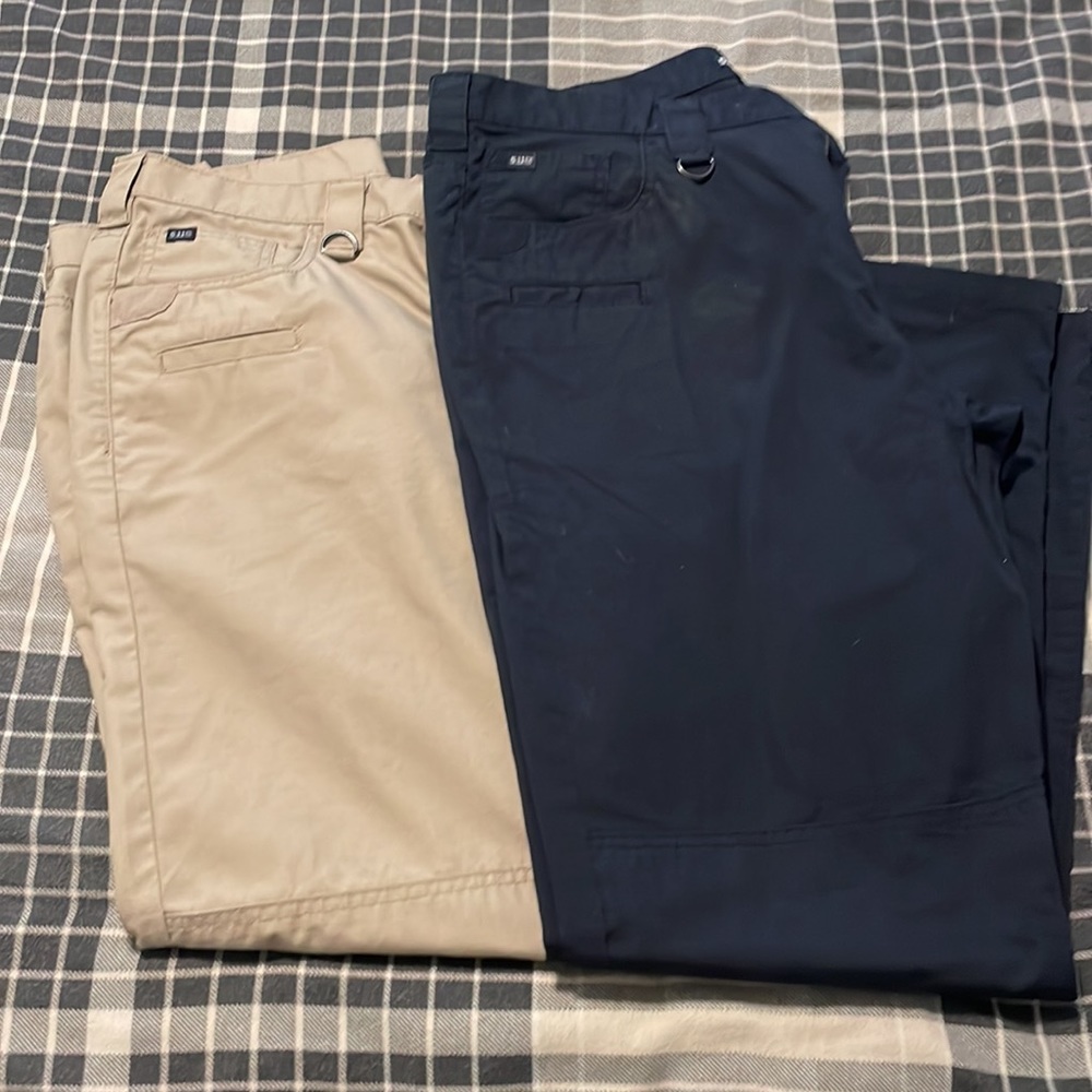 Mens 5.11 tactical pants- set of 2